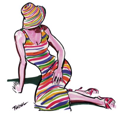 Promo sketch - Stripes